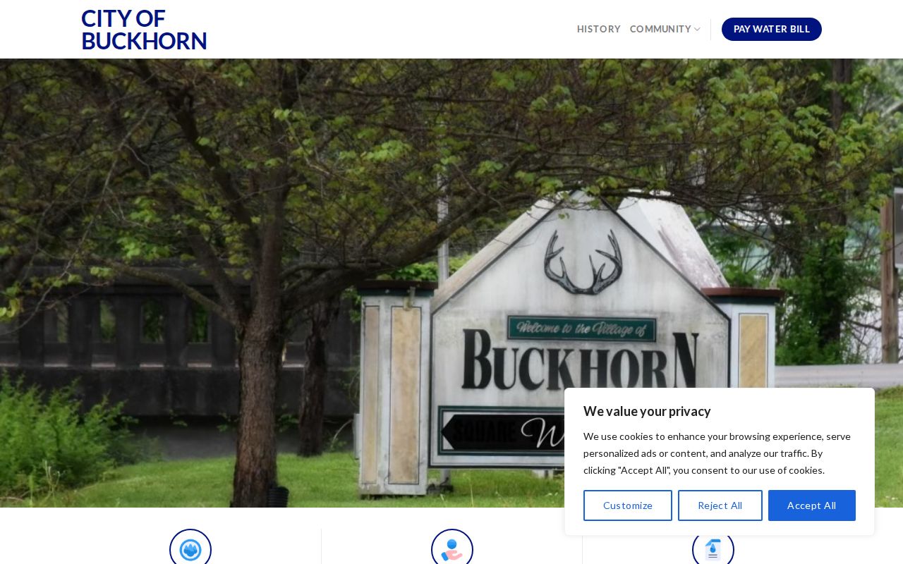 Official City of Buckhorn municipal website